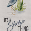 Seaside Heron Shore Thing Decorative Dishtowels - Set of 4