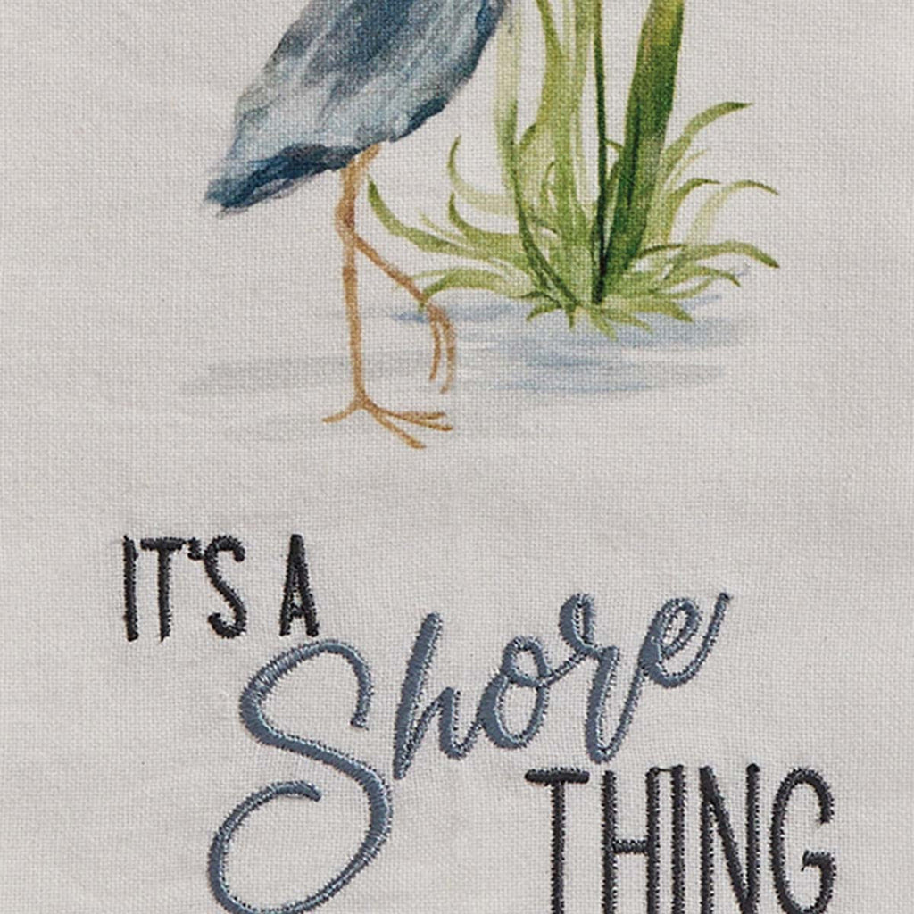 Seaside Heron Shore Thing Decorative Dishtowels - Set of 4