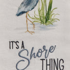 Seaside Heron Shore Thing Decorative Dishtowels - Set of 4