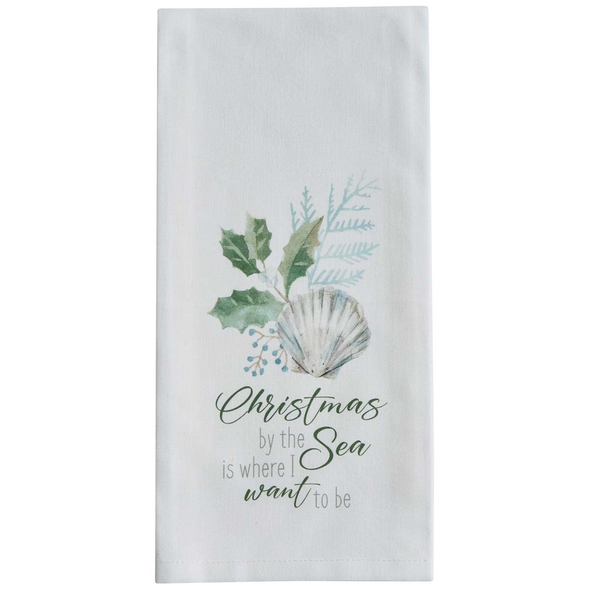 Christmas Sea Breeze Dishtowel - Set of 4
