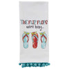 Holiday Flip Flop Dishtowel - Set of 4