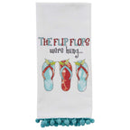 Holiday Flip Flop Dishtowel - Set of 4