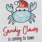 Sandy Claus Holiday Dishtowels - Set of 4