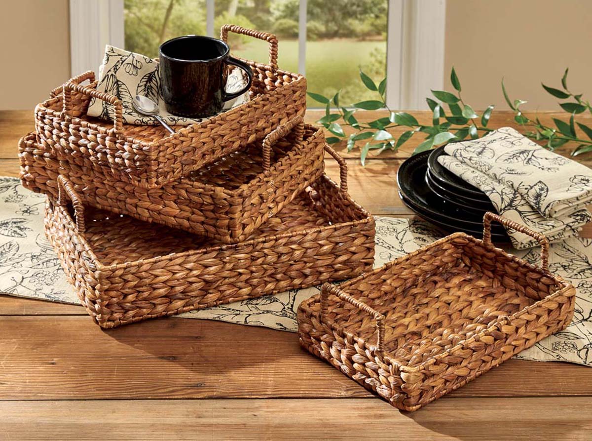 Hyacinth Baskets - Set of 4