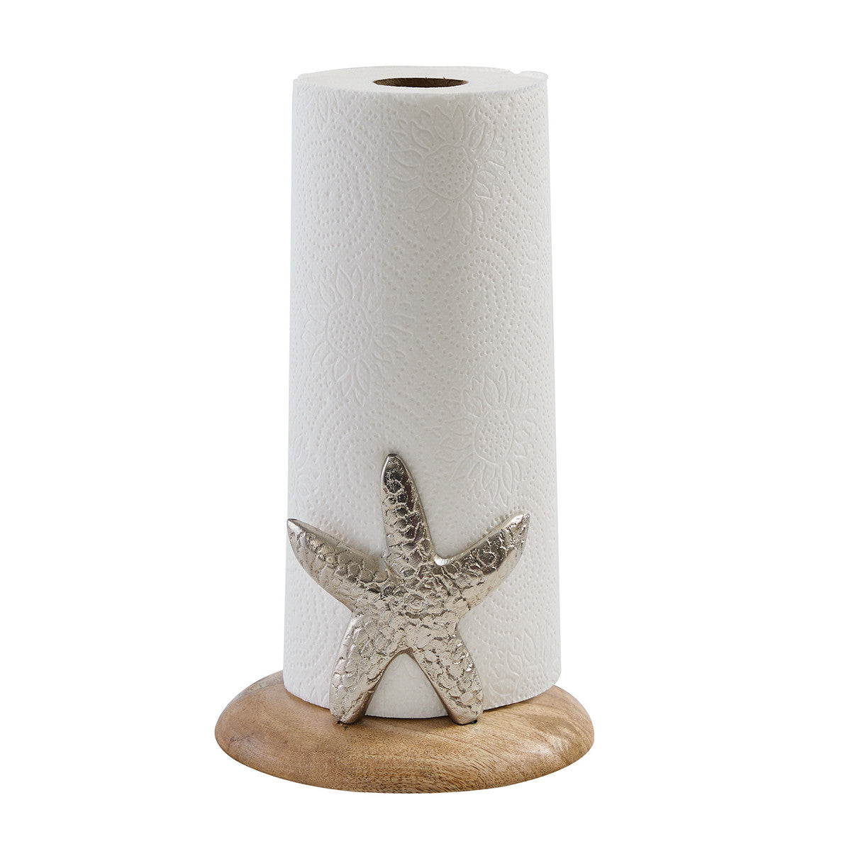 Silver Starfish Paper Towel Holder