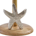 Silver Starfish Paper Towel Holder