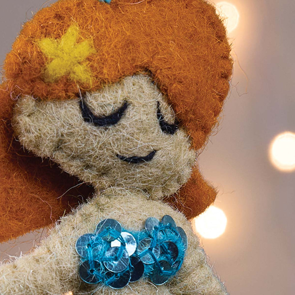 Sea Queen Felt Ornaments - Set of 4