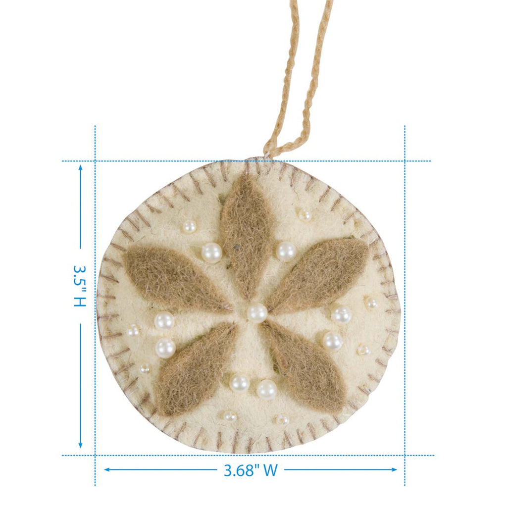 Beachcomber Felt Ornaments - Set of 4