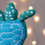 Oceanic Turtle Felt Ornaments - Set of 4 - OUT OF STOCK UNTIL 09/17/2026