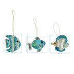Ocean Fish Felt Ornaments - Set of 3