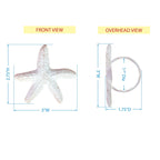 Sea Star Napkin Rings - Set of 4 - OUT OF STOCK UNTIL 09/17/2026