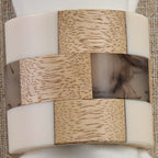 Checkered Cuff Napkin Rings - Set of 4