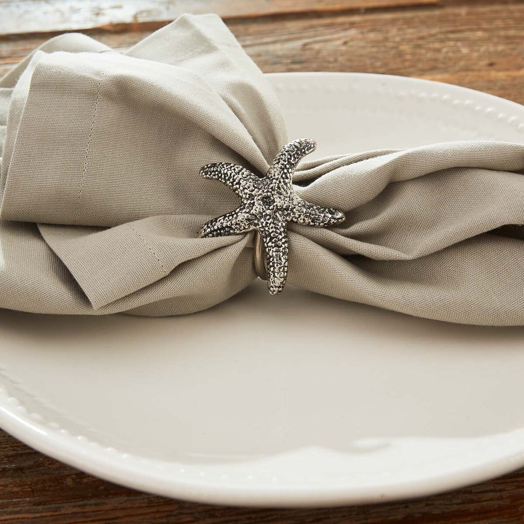 Starfish Napkin Rings - Set of 4