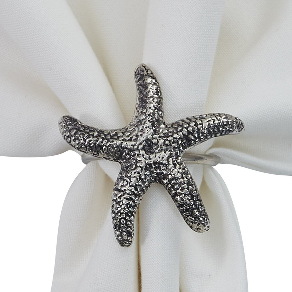 Starfish Napkin Rings - Set of 4