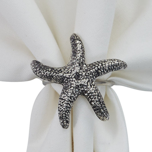Starfish Napkin Rings - Set of 4
