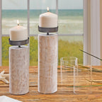 Beachcomber's Votive Pillar Candle Holder - Short