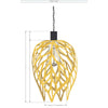 Golden Foliage Pendant Light