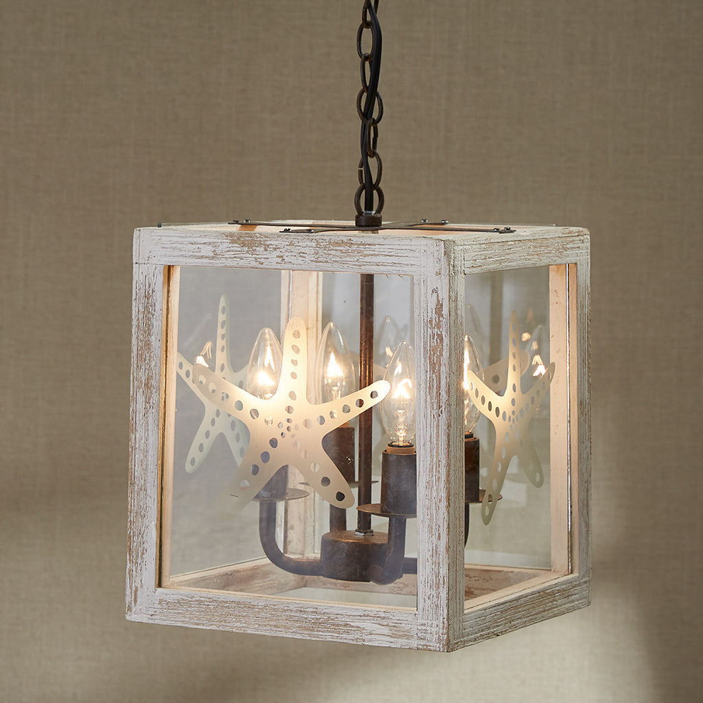 Weathered Starfish Pendant Light