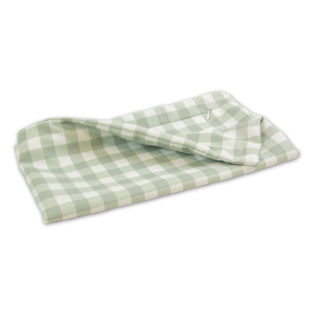 Botanical Bliss Checked Pillow Cover