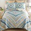 Seabreeze Diamond Quilt Bed Set - Queen