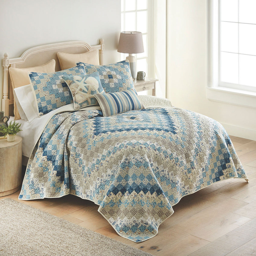 Seabreeze Diamond Decorative Pillows - Set of 2