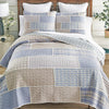 Coastal Patch Quilt Bed Set - Queen