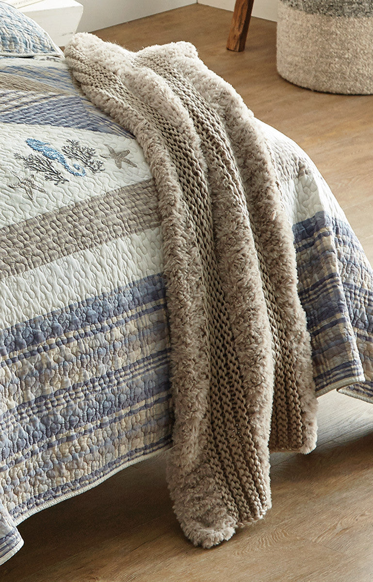 Sandcastle Knit Throw