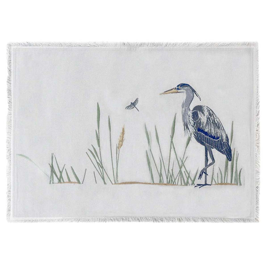 Gray Seabird Napkins - Set of 4