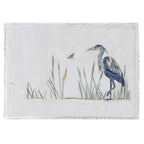 Gray Seabird Napkins - Set of 4