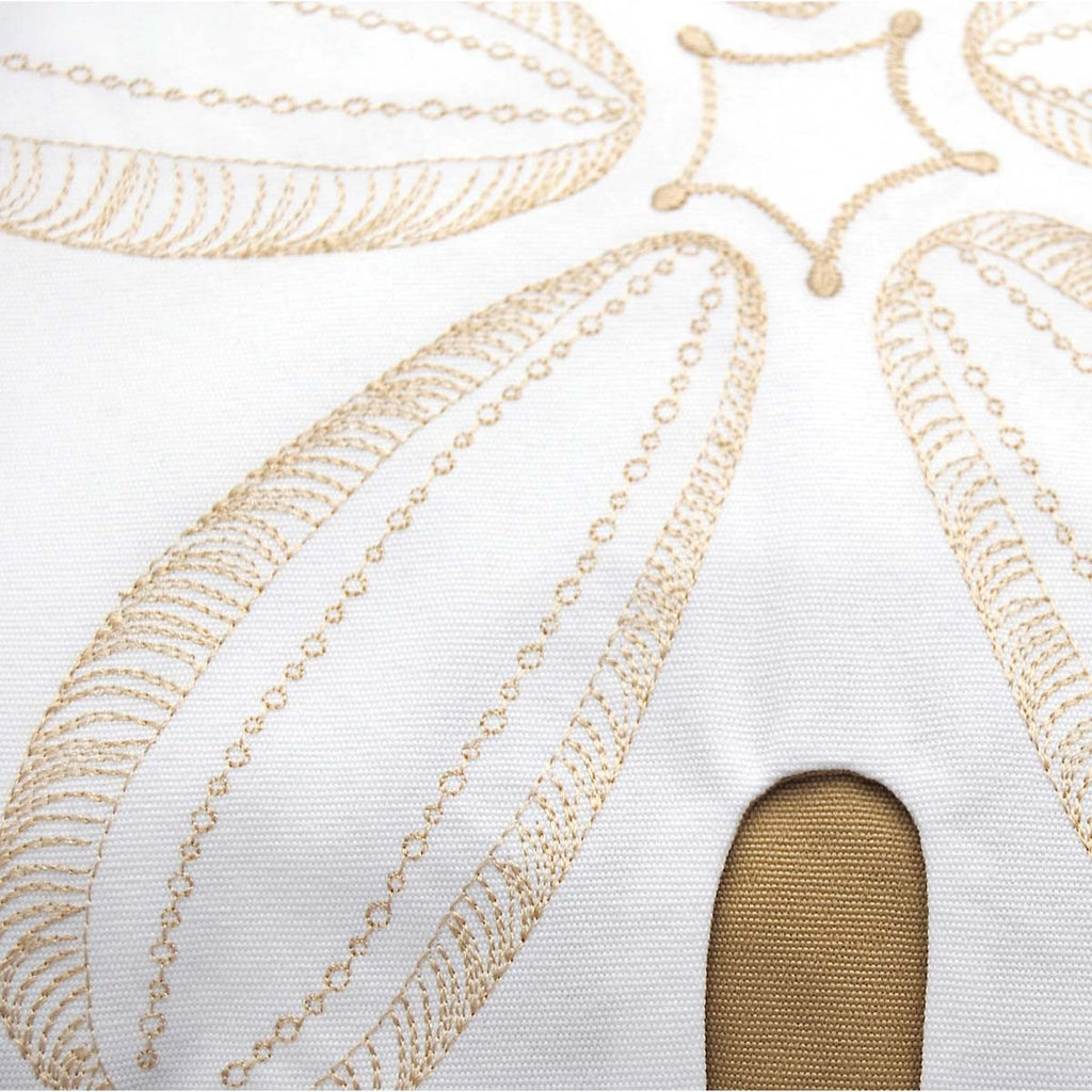 Beige Sand Dollar Pillow