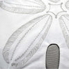 Gray Sand Dollar Pillow
