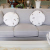 Gray Sand Dollar Pillow