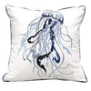 Sapphire Jellyfish Indoor/Outdoor Pillow