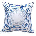 Fishtail Circle Indoor/Outdoor Pillow