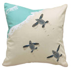 Scurrying Sea Turtles Pillow