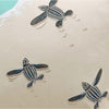 Scurrying Sea Turtles Pillow