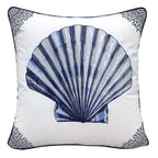 Sapphire Shell Indoor/Outdoor Pillow