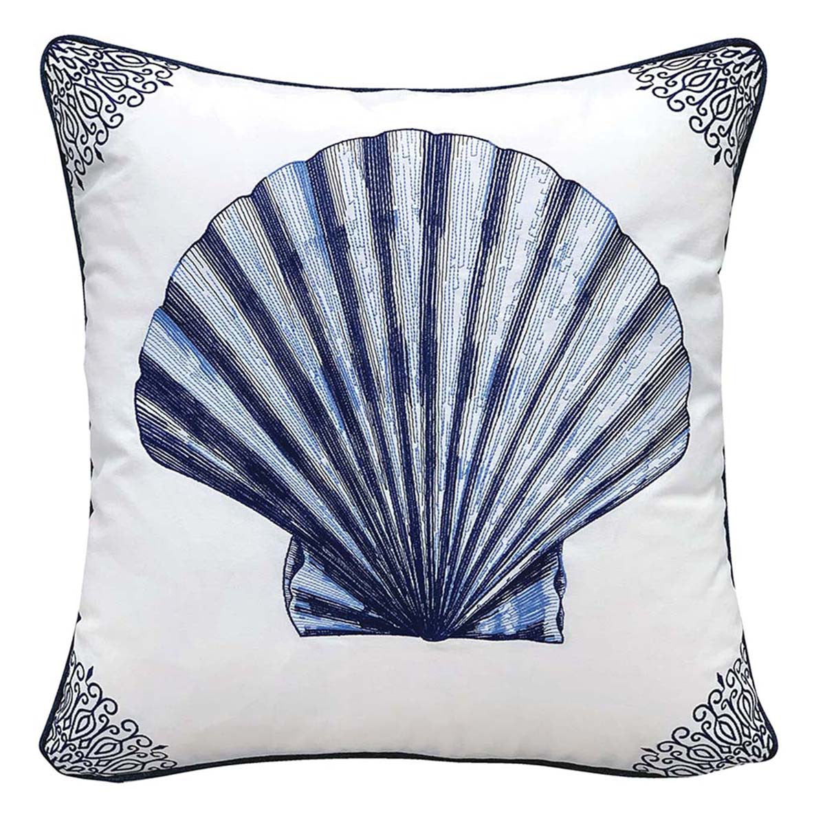 Sapphire Shell Indoor/Outdoor Pillow