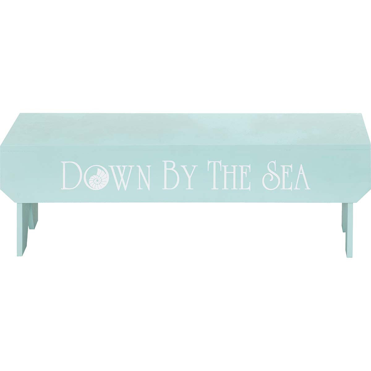 Down by the Sea Wood Bench