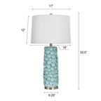 Cerulean Shells Table Lamp