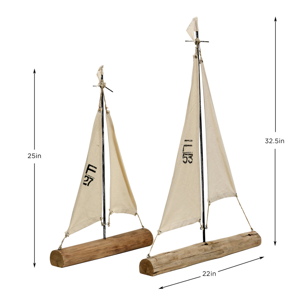 Twin Sloops Desktop Decor