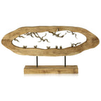 Seaside Flight Wooden Sculpture