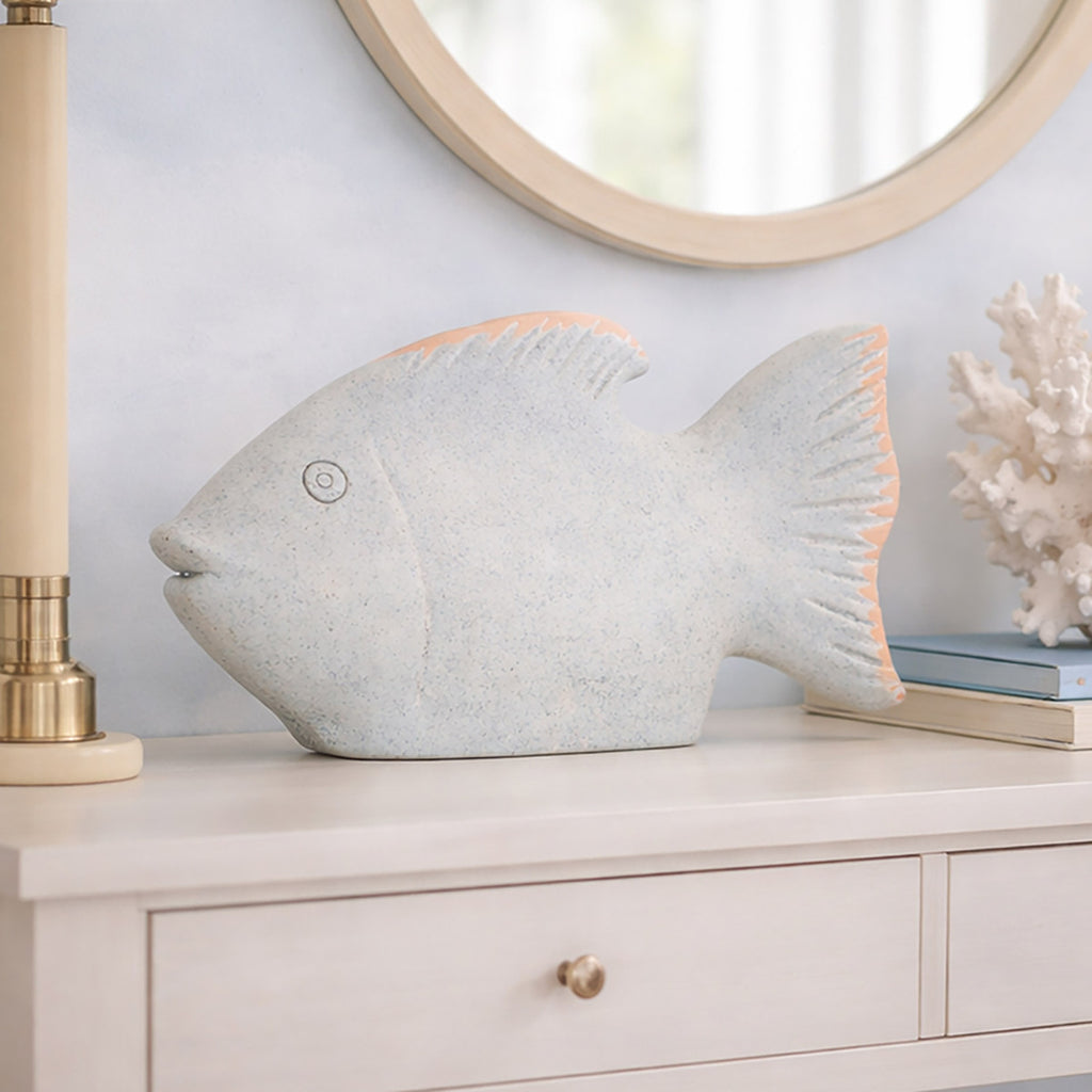 Terracotta Fish Sculpture