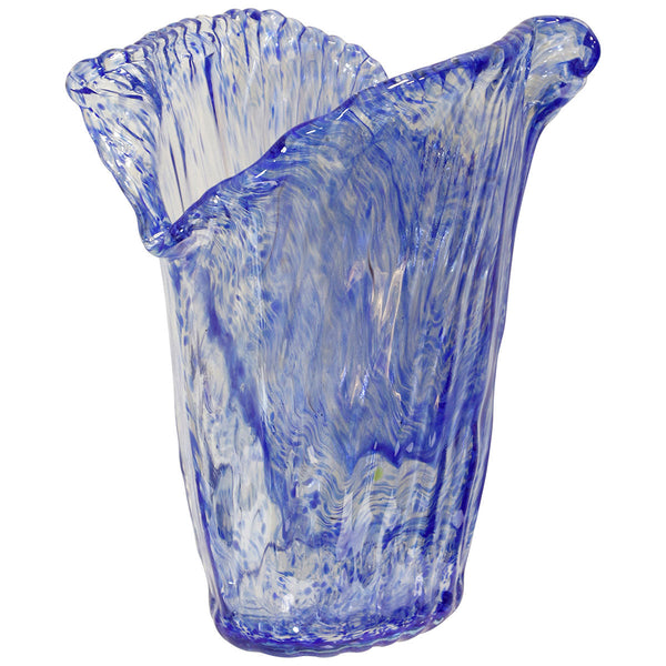 Splashing Seas Glass Vase
