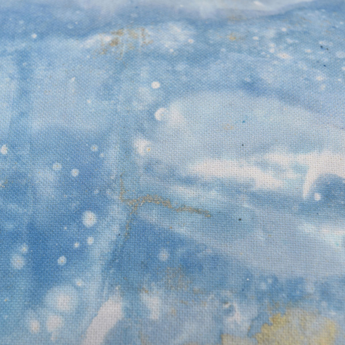 Abstract Ocean Linen Pillow - Square