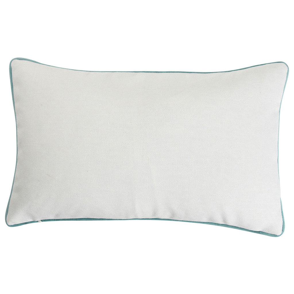 Abstract Ocean Linen Pillow - Rectangular