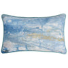 Abstract Ocean Linen Pillow - Rectangular
