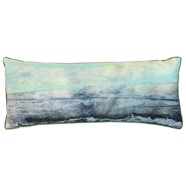Painted Sea Pillow - Rectangular