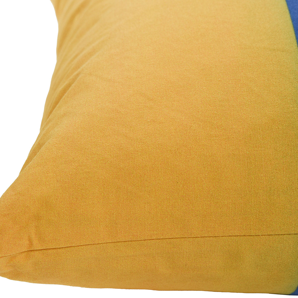 Yacht Club Pillow - Blue & Yellow