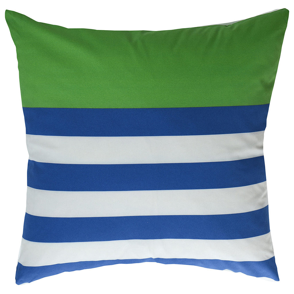 Yacht Club Pillow - Blue & Green